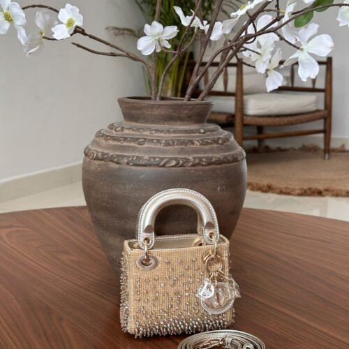Dior Lady Dior Crystal Embellished Women Handbag in Dubai