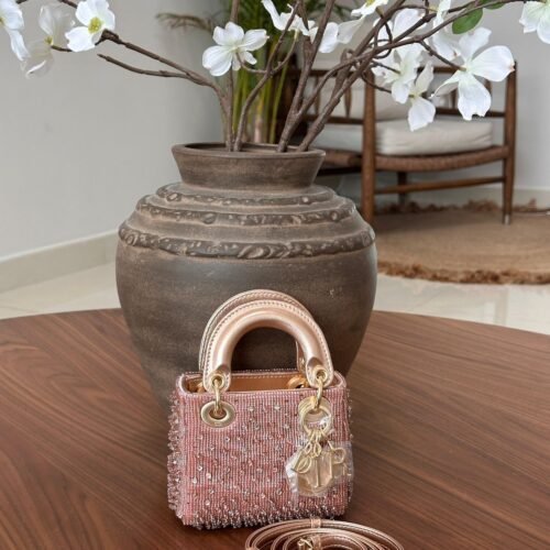 Dior Lady Dior Crystal Embellished Women Handbag in Dubai