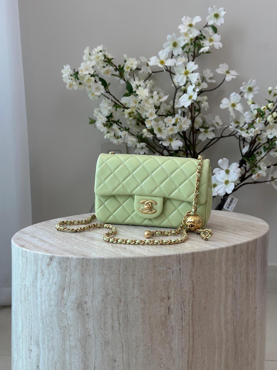 CHANEL Lambskin Quilted Classic Women Double Flap Medium Handbag in Dubai - Image 6