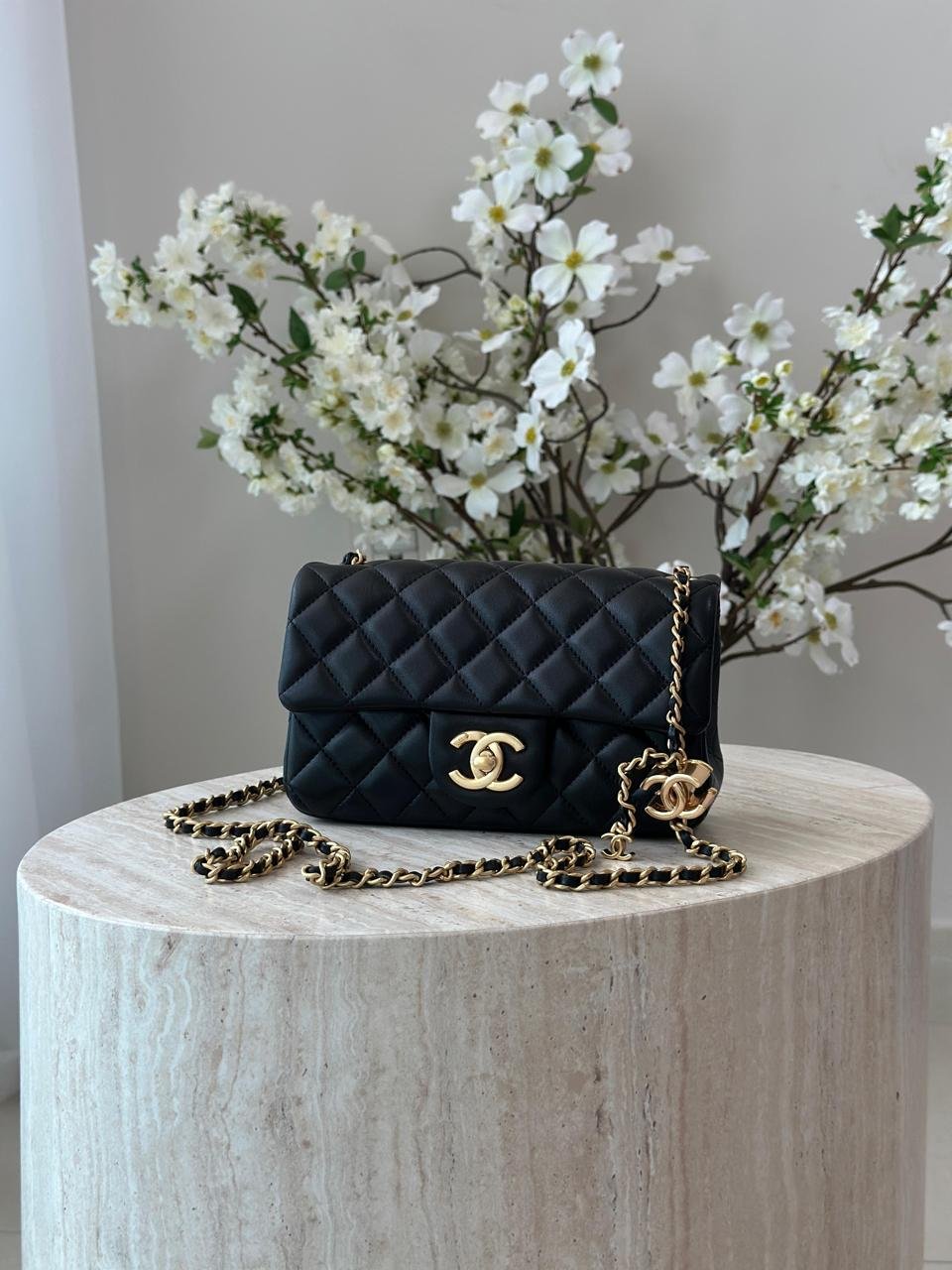 CHANEL Lambskin Quilted Classic Women Double Flap Medium Handbag in Dubai - Image 3
