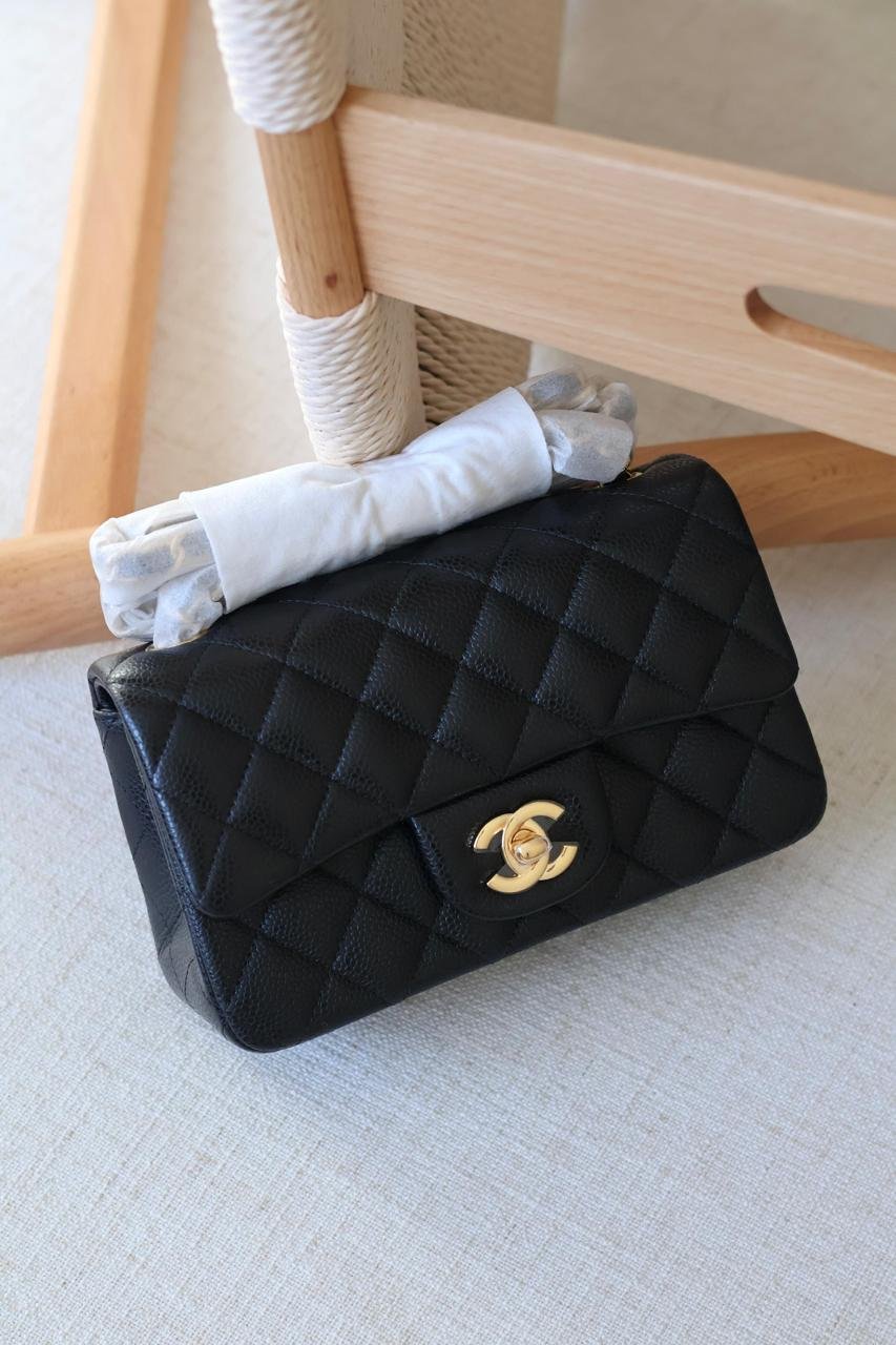 Chanel Rectangle quilted lambskin leather Women Classic Double Flap Handbag in Dubai - Image 29