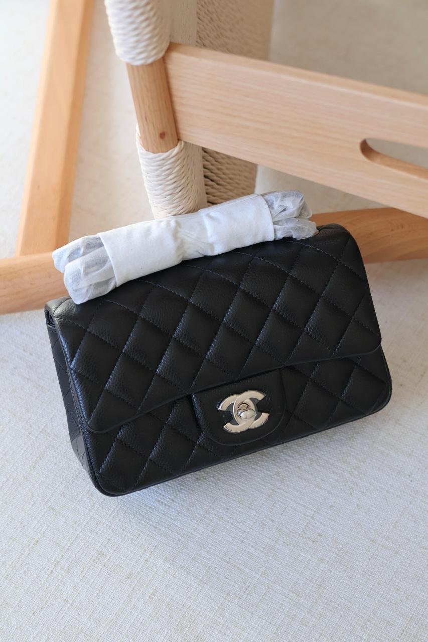 Chanel Rectangle quilted lambskin leather Women Classic Double Flap Handbag in Dubai - Image 31