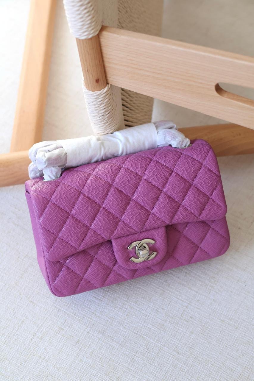 Chanel Rectangle quilted lambskin leather Women Classic Double Flap Handbag in Dubai - Image 17