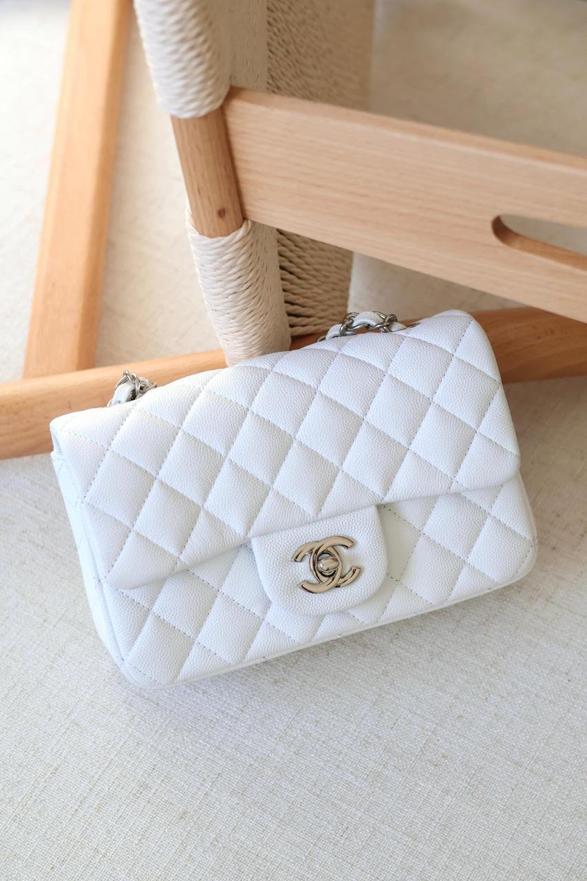 Chanel Rectangle quilted lambskin leather Women Classic Double Flap Handbag in Dubai - Image 2