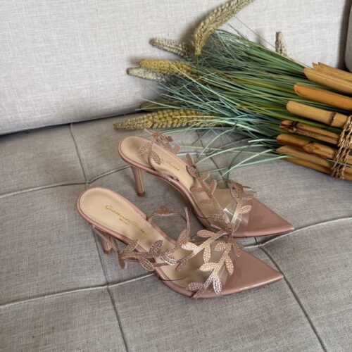 Gianvito Rossi Crystal Flavia Leather 55mm Heel for Women in Dubai