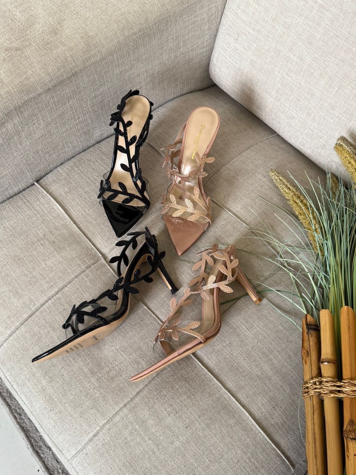 Gianvito Rossi Crystal Flavia Leather 55mm Heel for Women in Dubai