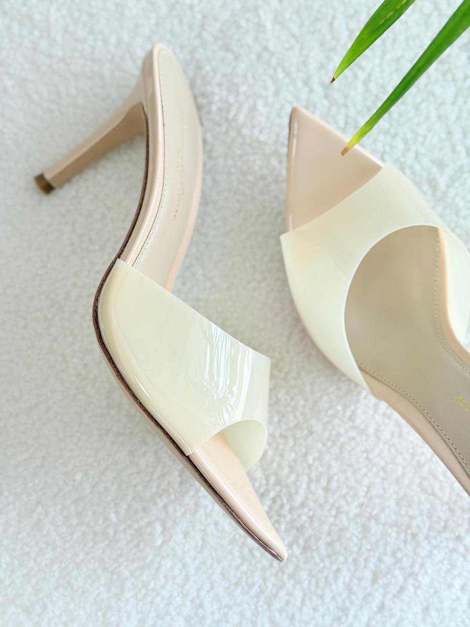 Gianvito Rossi PVC Pointed-Toe Mule 55mm Heel for Women in Dubai