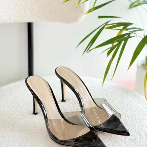 Gianvito Rossi PVC Pointed-Toe Mule 55mm Heel for Women in Dubai