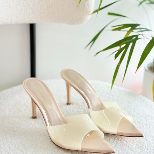 Gianvito Rossi PVC Pointed-Toe Mule 55mm Heel for Women in Dubai