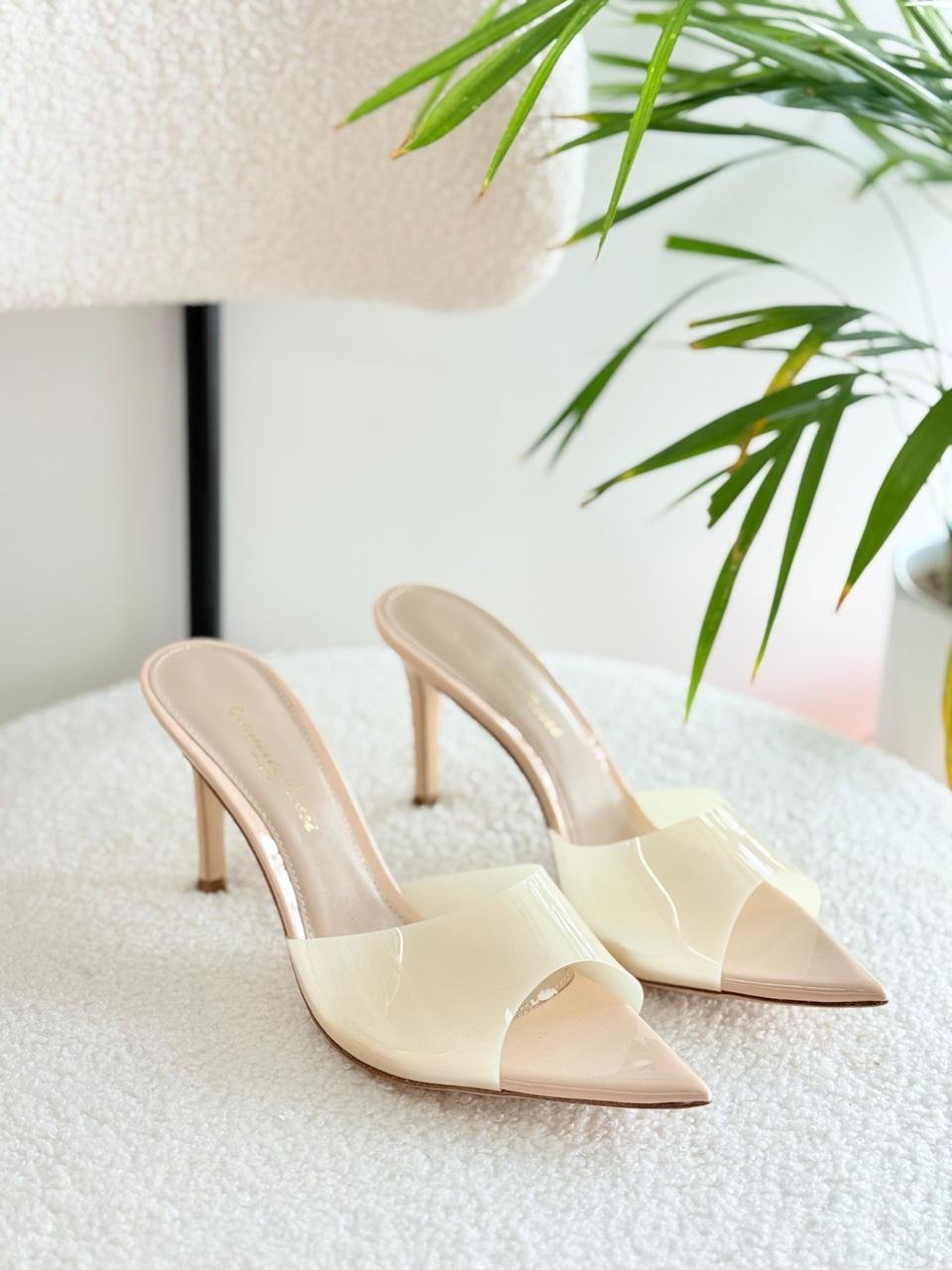 Gianvito Rossi PVC Pointed-Toe Mule 55mm Heel for Women in Dubai