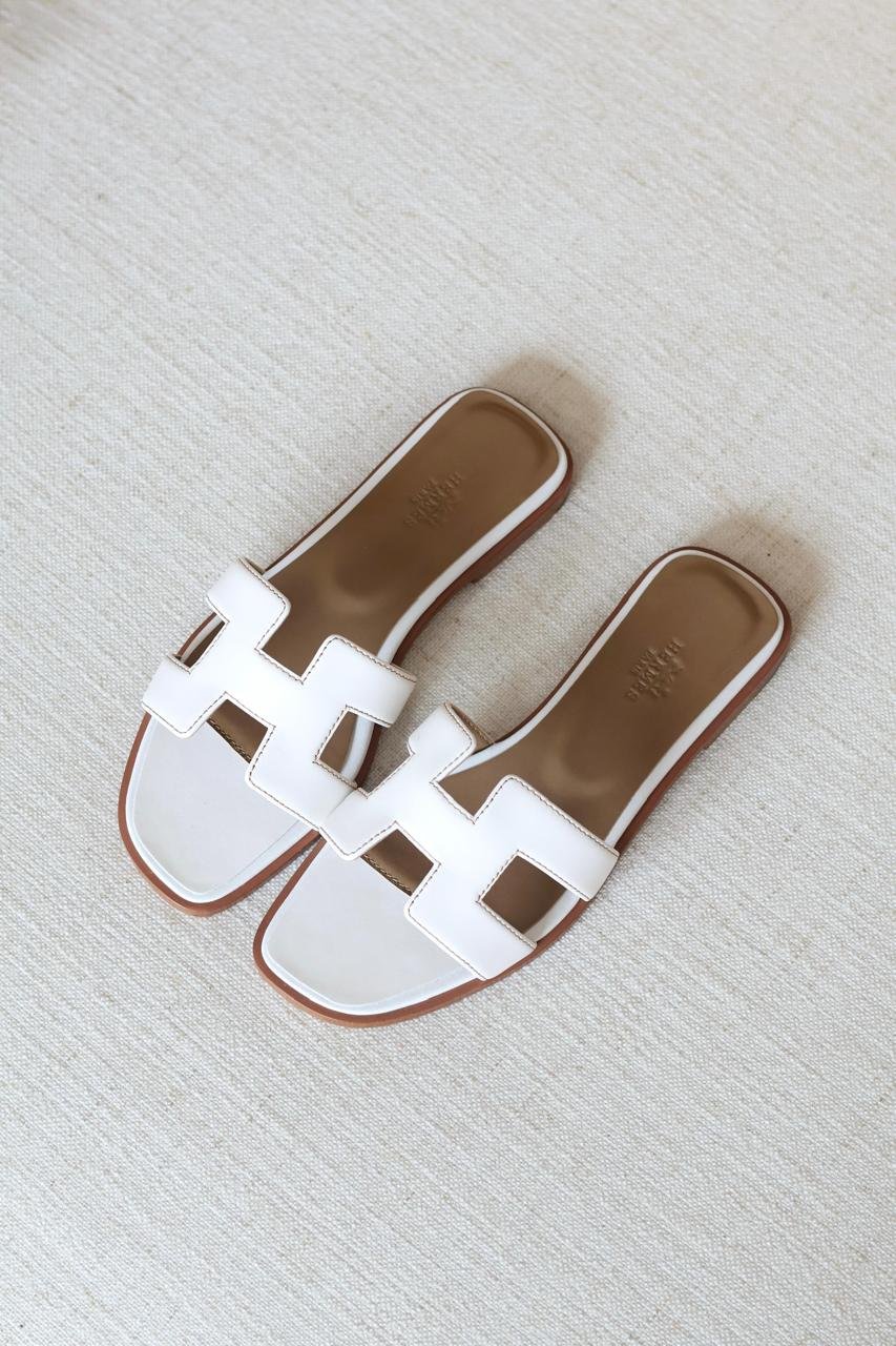Hermes Oran Suede Goatskin Sandals