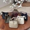 SAINT LAURENT Le 5 A 7 Small Grained Leather Shoulder Bag