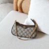 Gucci Ophidia Zip Pochette GG Supreme Canvas Small Shoulder Bag