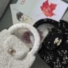 Chanel 24P Mini Kelly Tote Tweed Sequin Lambskin Bag in Dubai
