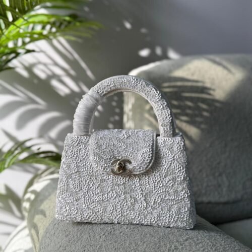 Chanel 24P Mini Kelly Tote Tweed Sequin Lambskin Bag in Dubai