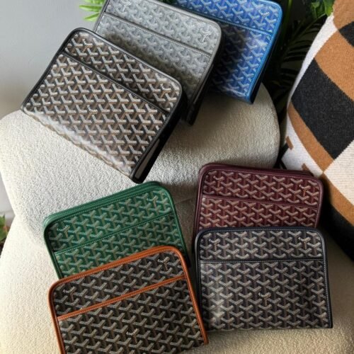 Goyard Goyardine Coated Canvas Jouvence Toiletry Pouch Bag in Dubai
