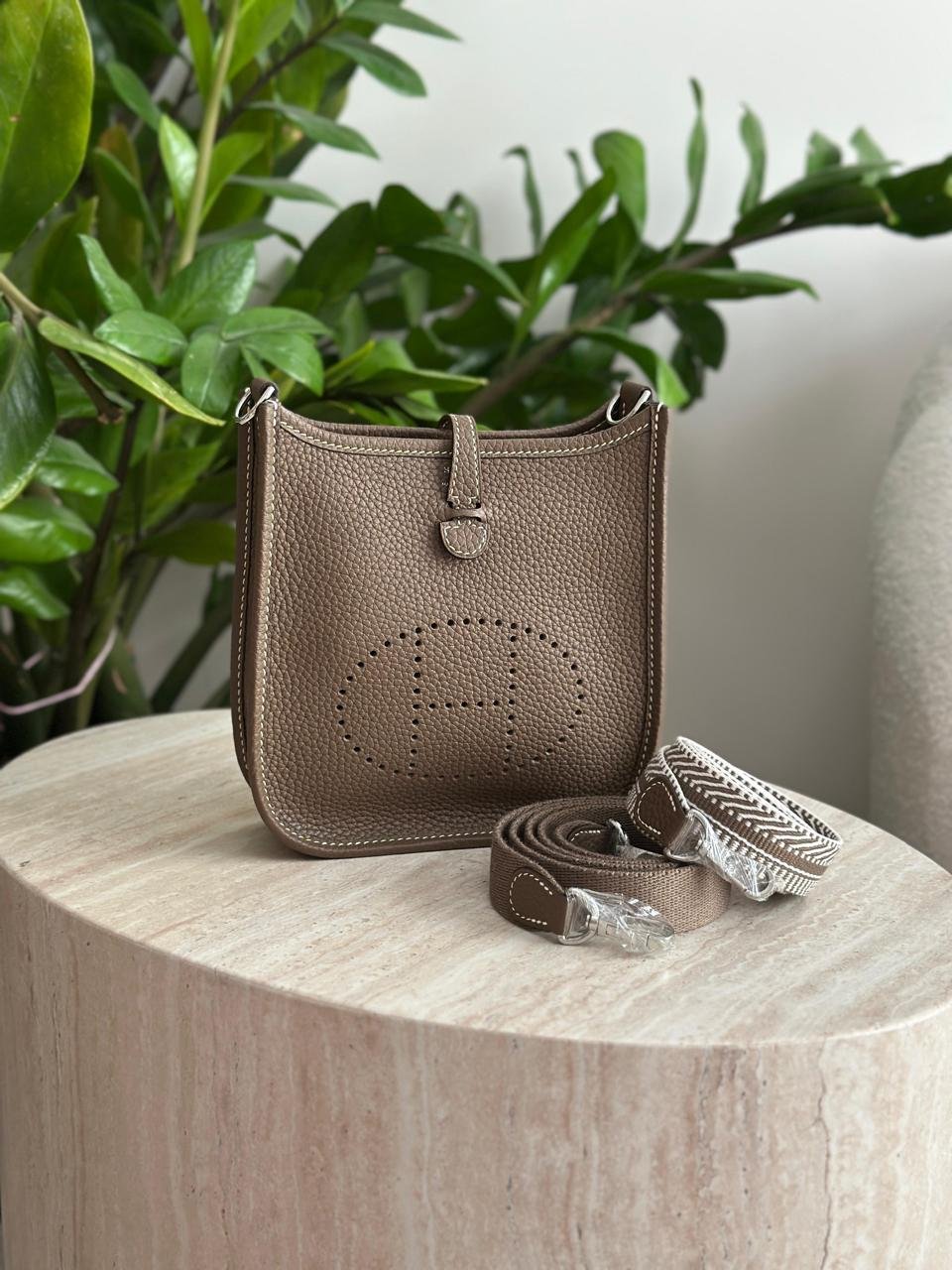 Hermes Taurillon Clemence Evelyne TPM Crossbody Bag in Dubai