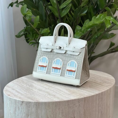 Hermes Birkin Faubourg House 20 Sellier Midnight Madame Matte Alligator Bag Dubai
