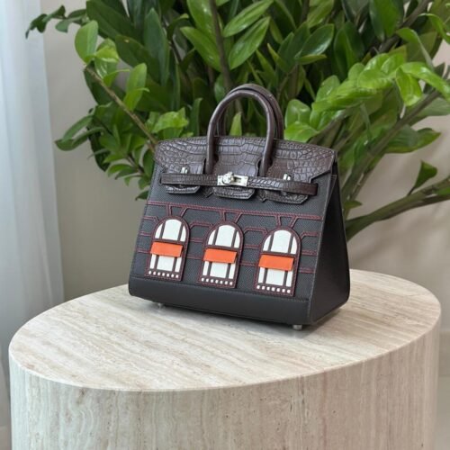 Hermes Birkin Faubourg House 20 Sellier Midnight Madame Matte Alligator Bag Dubai