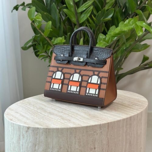 Hermes Birkin Faubourg House 20 Sellier Midnight Madame Matte Alligator Bag Dubai