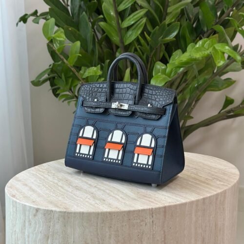 Hermes Birkin Faubourg House 20 Sellier Midnight Madame Matte Alligator Bag Dubai