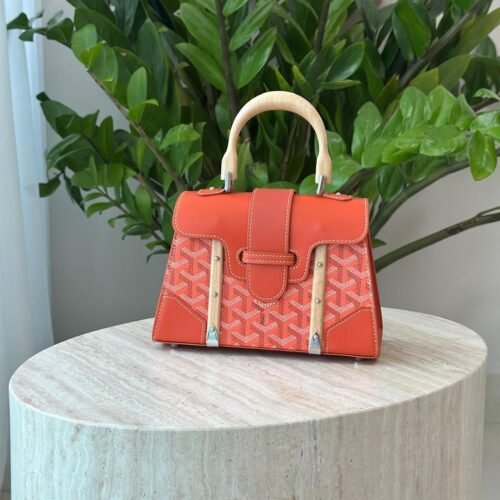 Goyard Goyardine Pearly Saigon Structure Nano Bag Calfskin for Women in Dubai