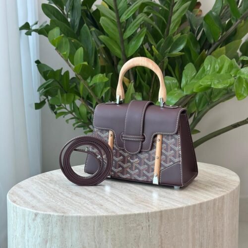 Goyard Goyardine Pearly Saigon Structure Nano Bag Calfskin for Women in Dubai