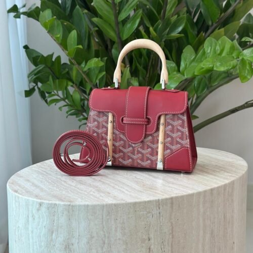 Goyard Goyardine Pearly Saigon Structure Nano Bag Calfskin for Women in Dubai