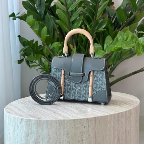 Goyard Goyardine Pearly Saigon Structure Nano Bag Calfskin for Women in Dubai