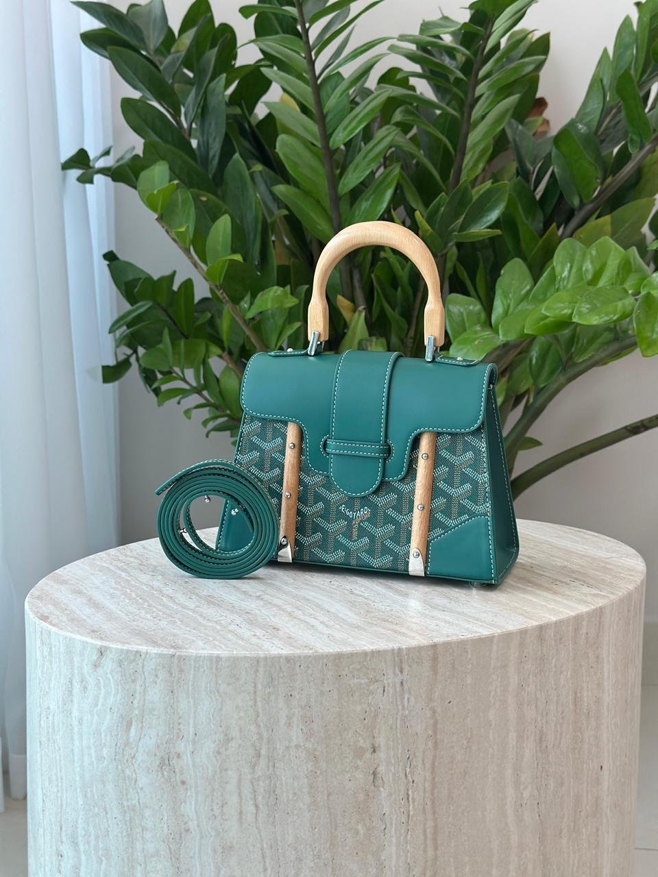Goyard Goyardine Pearly Saigon Structure Nano Bag Calfskin for Women in Dubai