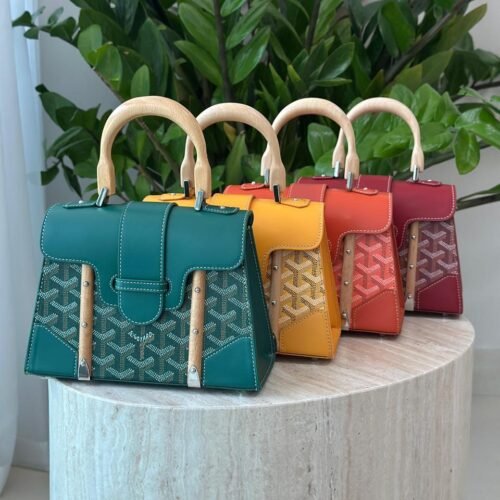Goyard Goyardine Pearly Saigon Structure Nano Bag Calfskin for Women in Dubai