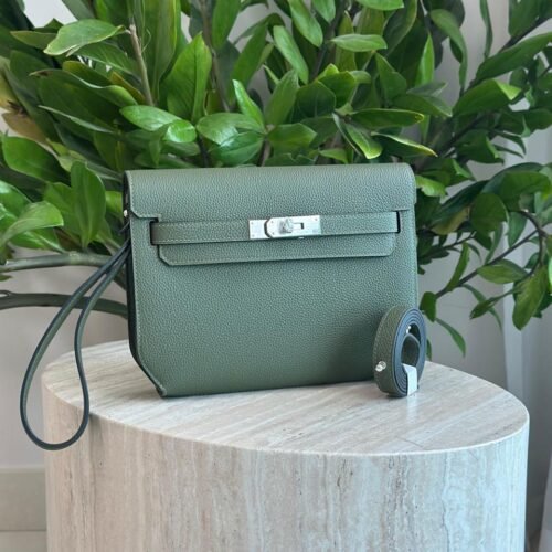 Hermes Kelly Depeches 25 Women's Togo Calfskin Pouch in Dubai