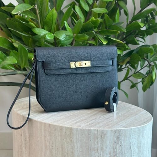Hermes Kelly Depeches 25 Women's Togo Calfskin Pouch in Dubai