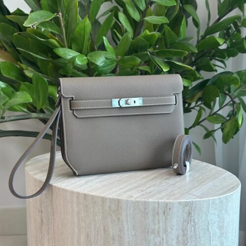 Hermes Kelly Depeches 25 Women's Togo Calfskin Pouch in Dubai
