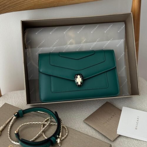 Bvlgari Leather Medium Serpenti Forever Shoulder Bag In Dubai