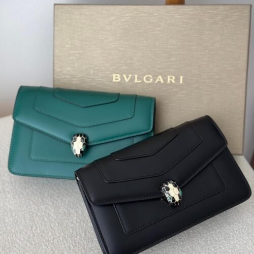 Bvlgari Leather Medium Serpenti Forever Shoulder Bag In Dubai