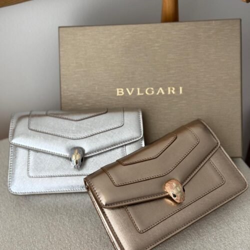 Bvlgari Leather Medium Serpenti Forever Shoulder Bag In Dubai