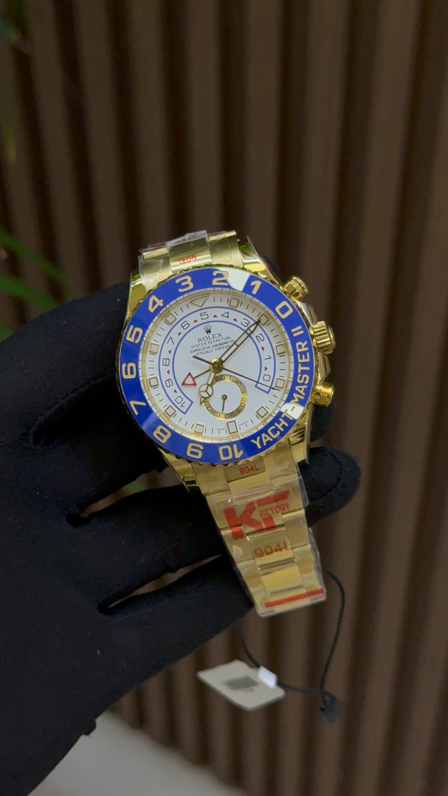 Rolex Yacht-Master II 44mm Blue Bezel White Dial