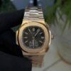 Patek Philippe Nautilus 5980/1R - Rose Gold Black Dial (Swiss Made)